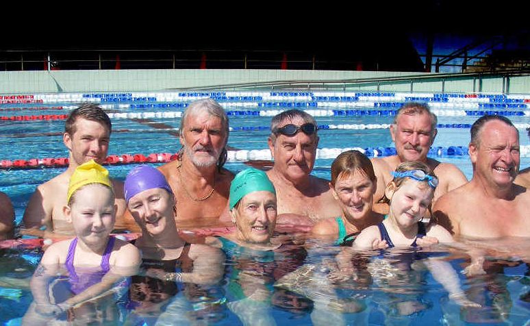 PICTURED ABOVE: Lismore Workers Swimming Club members relax ahead of the big interzone event this Saturday. PICTURED ABOVE: Lismore Workers Swimming Club members relax ahead of the big interzone event this Saturday.